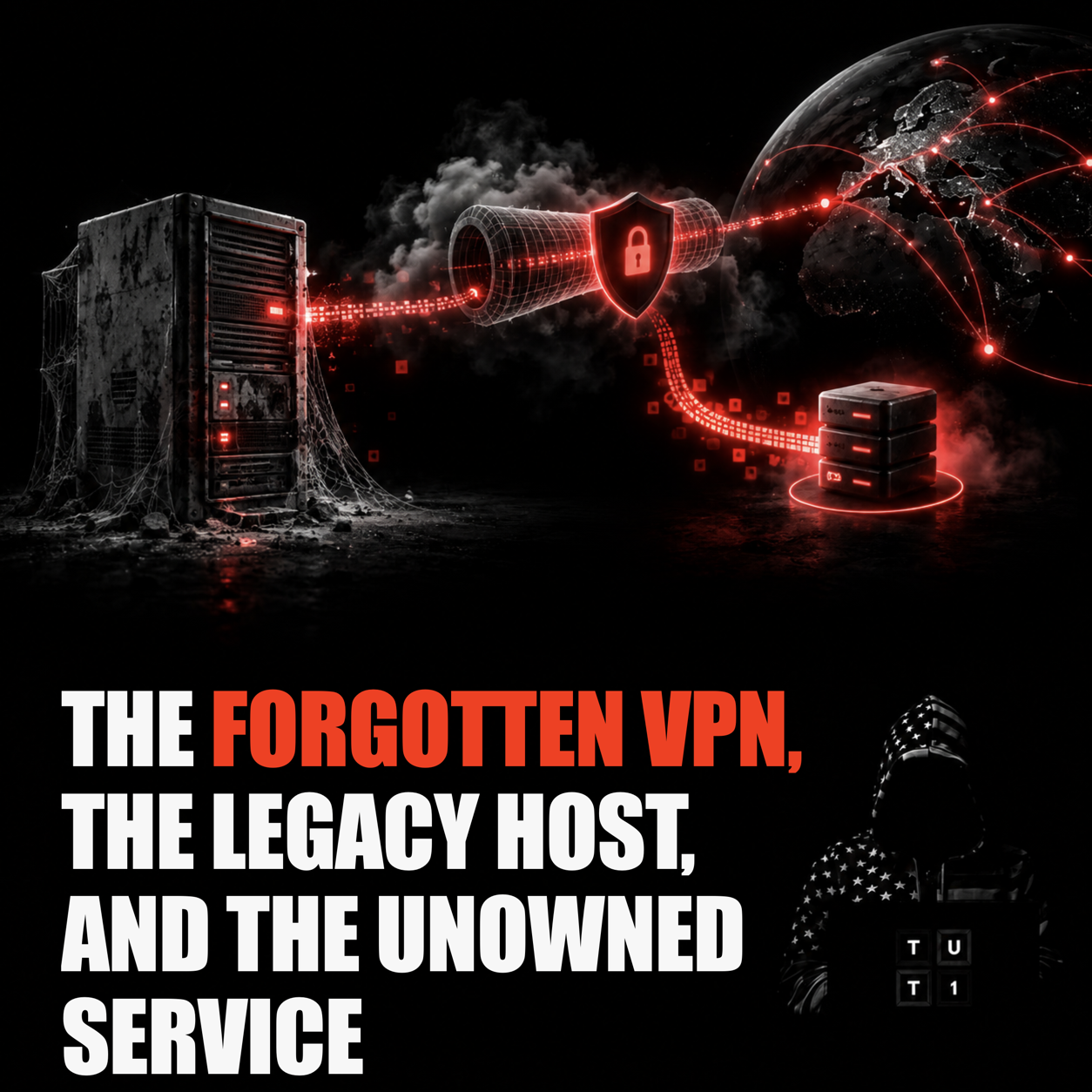 TUT1 cover for The Forgotten VPN, the Legacy Host, and the Unowned Service