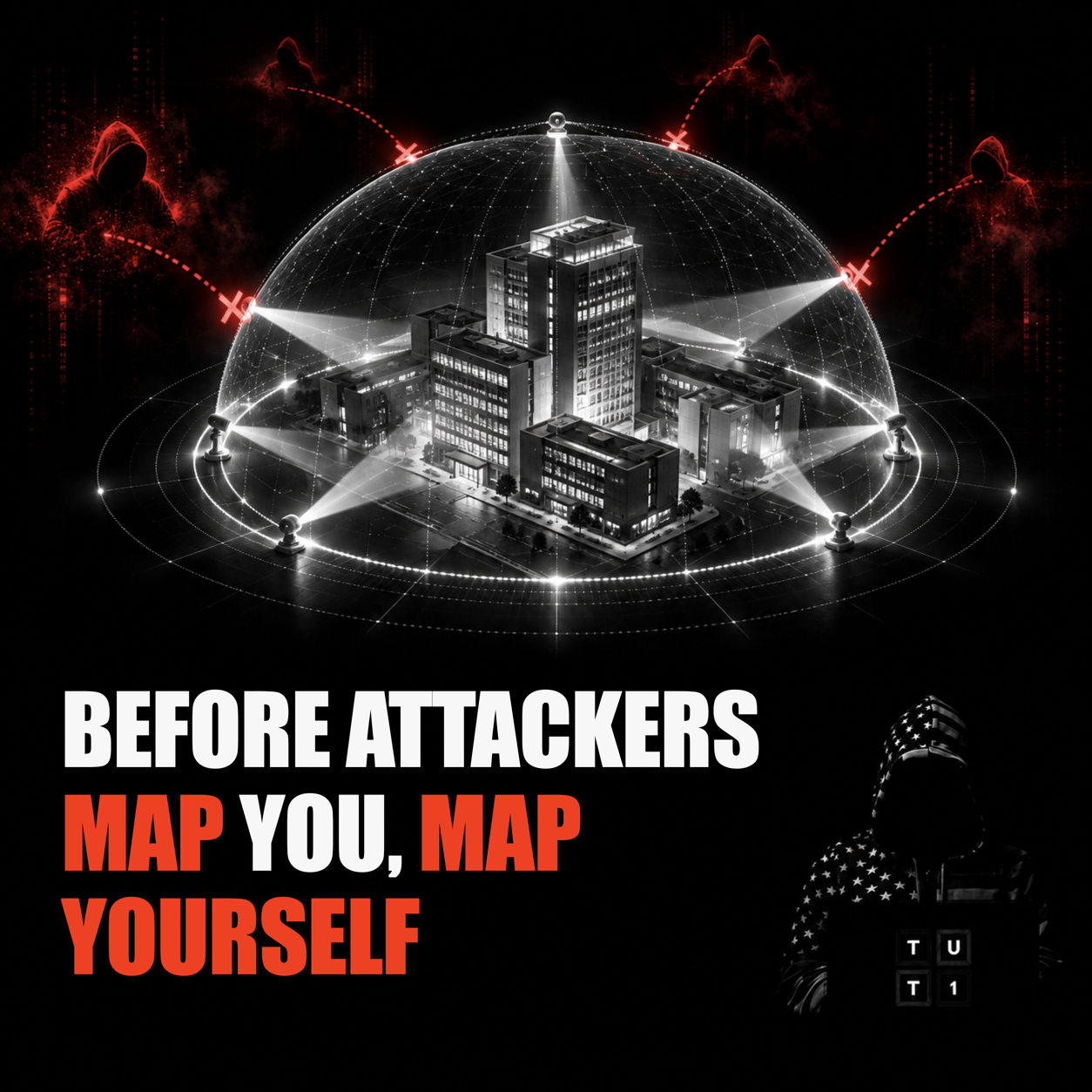 TUT1 cover for Before Attackers Map You, Map Yourself